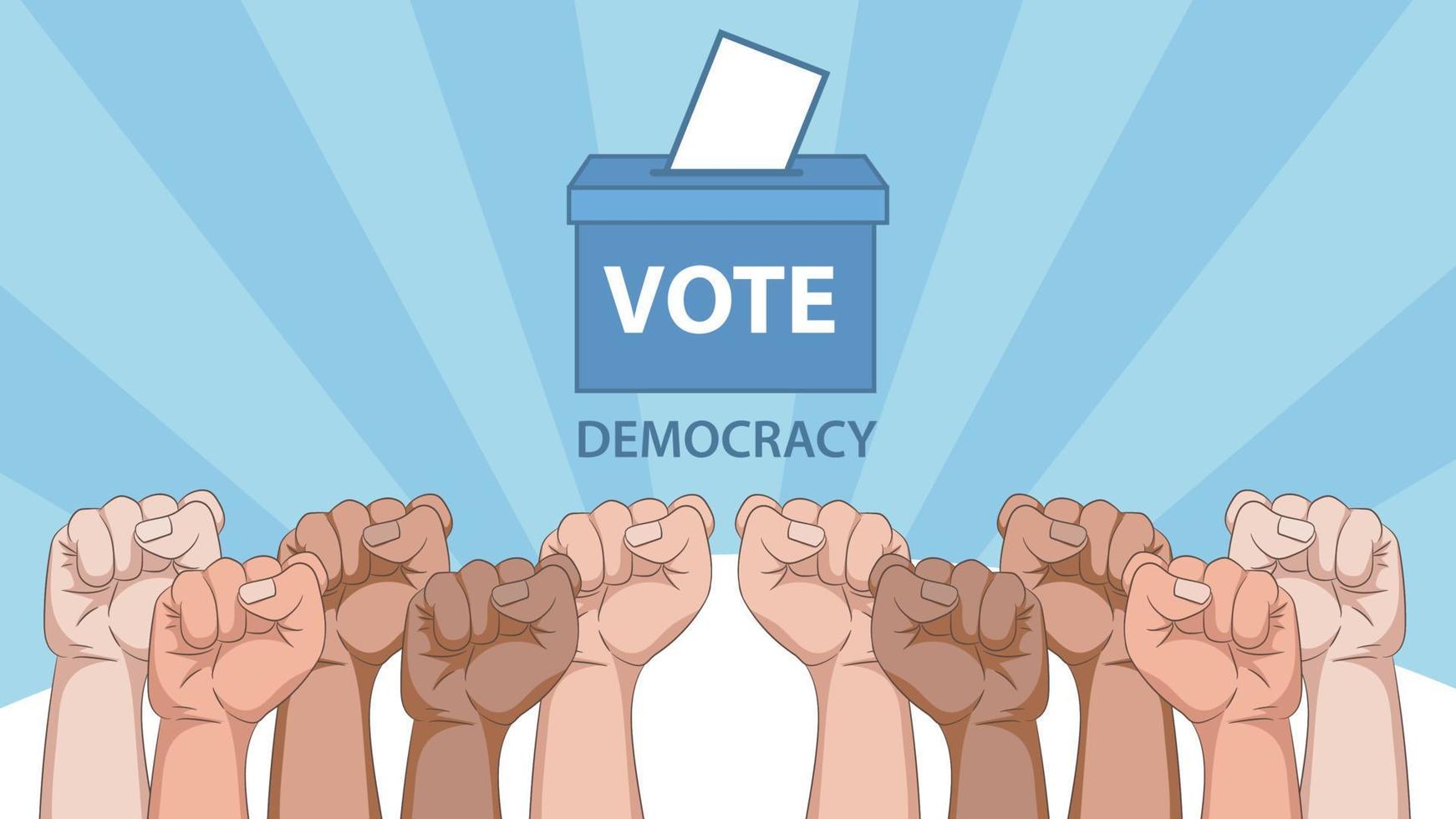vote vector illustration
