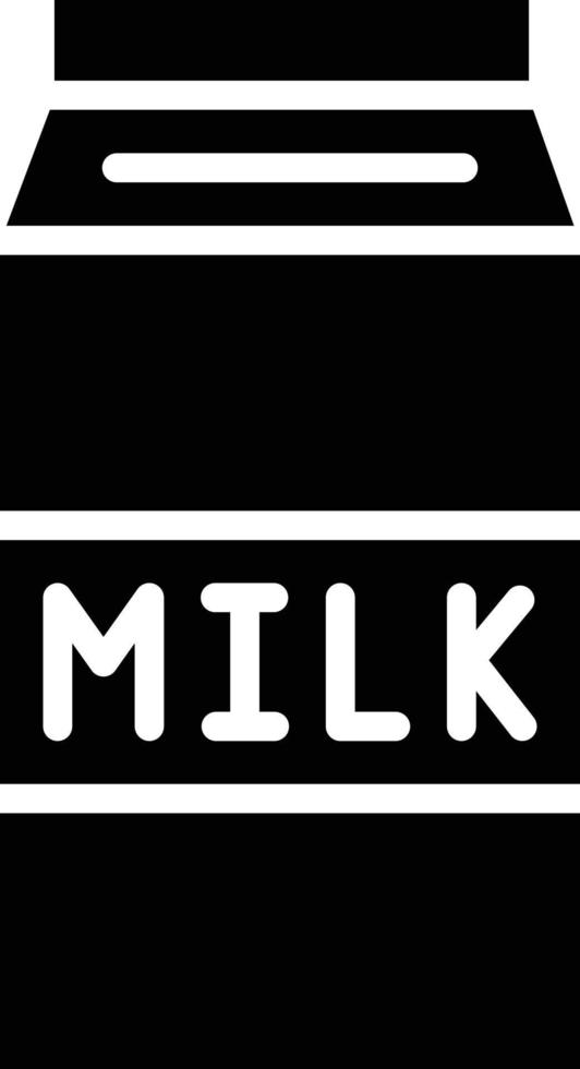 ilustración de diseño de icono de vector de leche