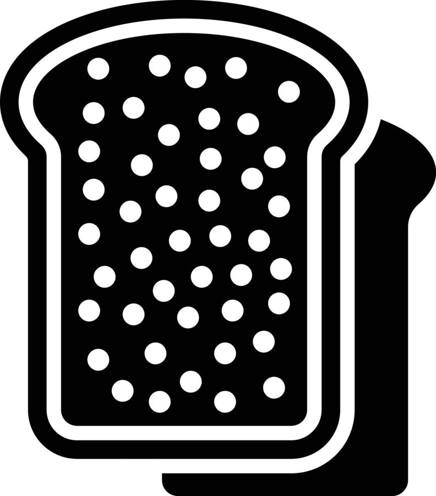 Toast Vector Icon Design Illustration