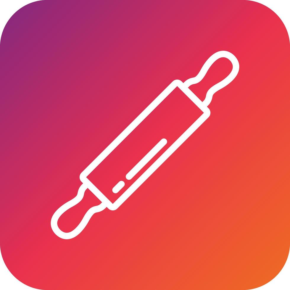 Rolling pin Vector Icon Design Illustration