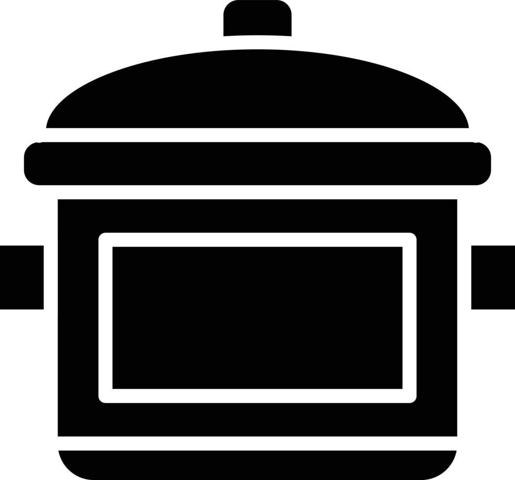 Cooking pot Vector Icon Design Illustration