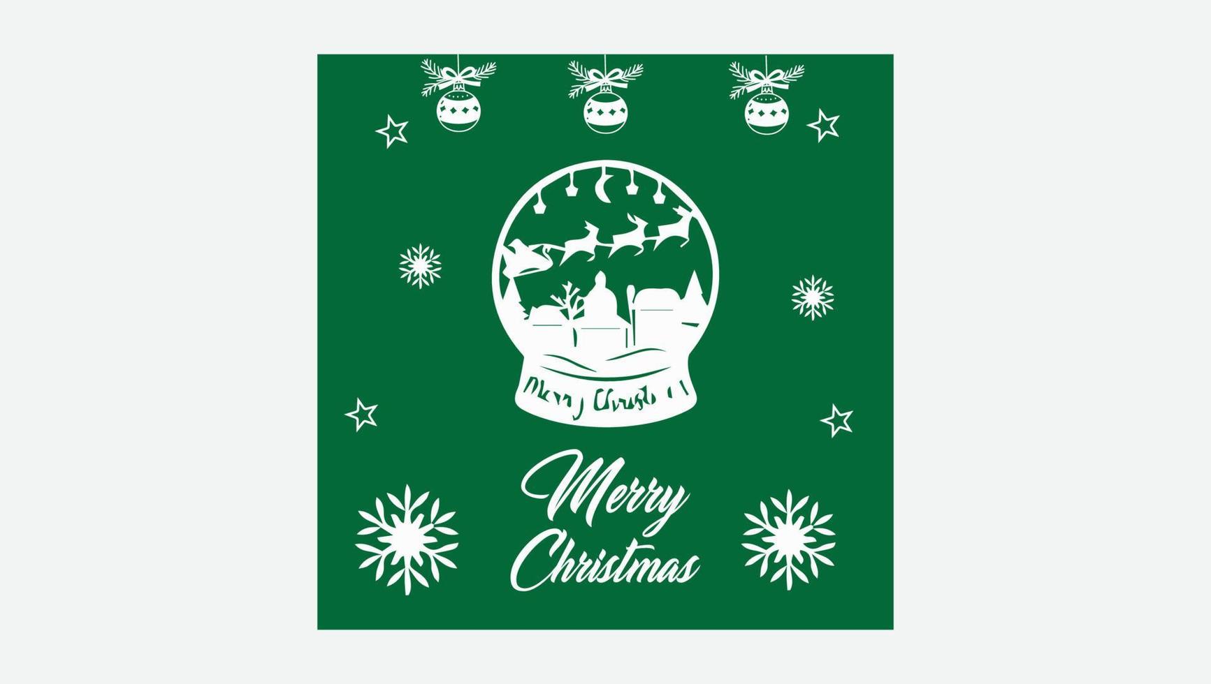 Christmas festival holiday banner template vector