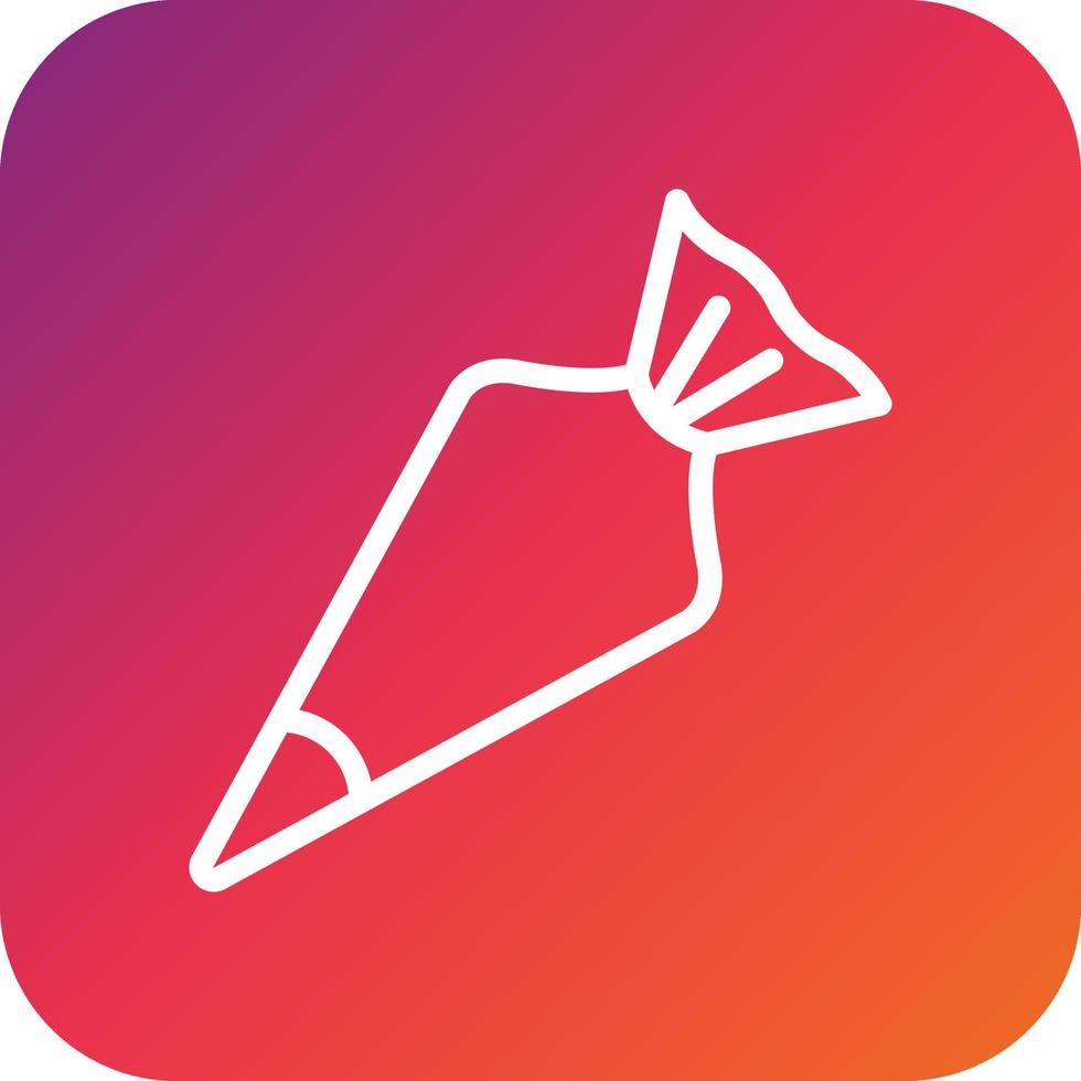 Pastry bag Vector Icon Design Illustration