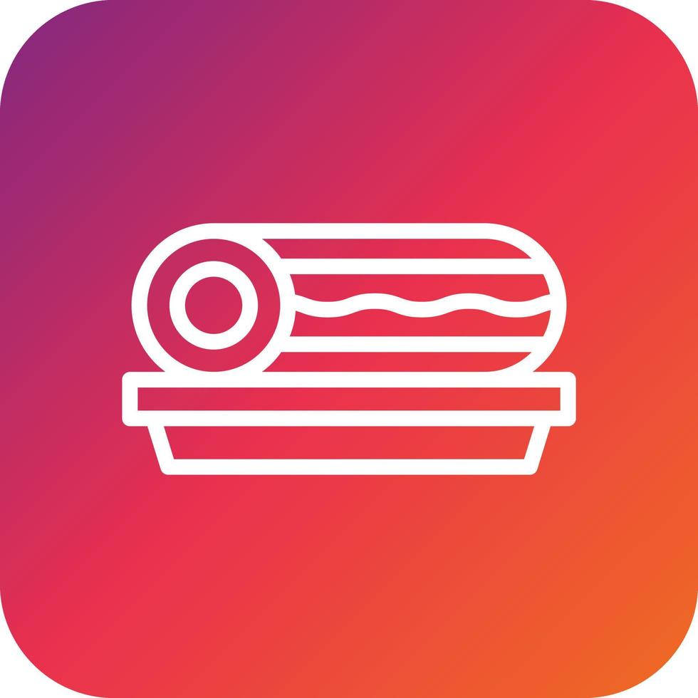 Roll cake Vector Icon Design Illustration