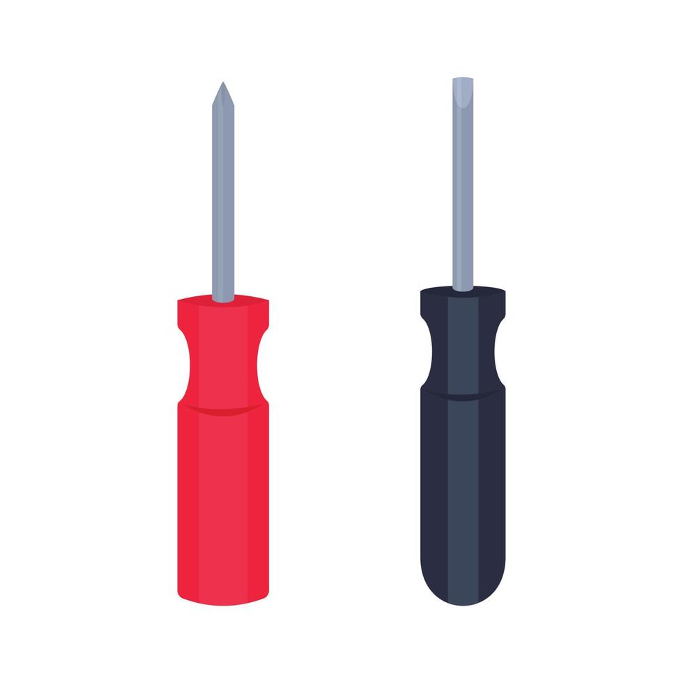 couple of screwdrivers vector