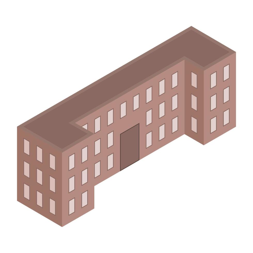 isometric house illustration vector