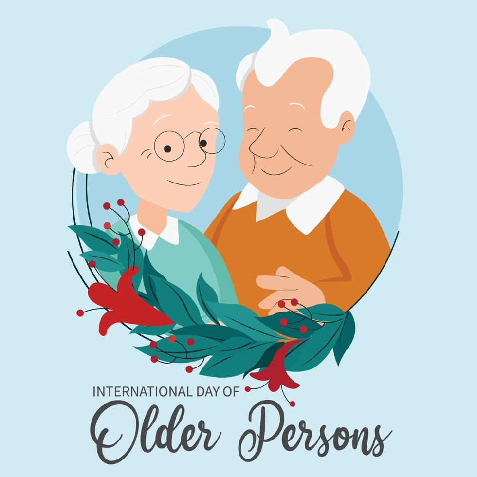 International Day Of Older Persons vector