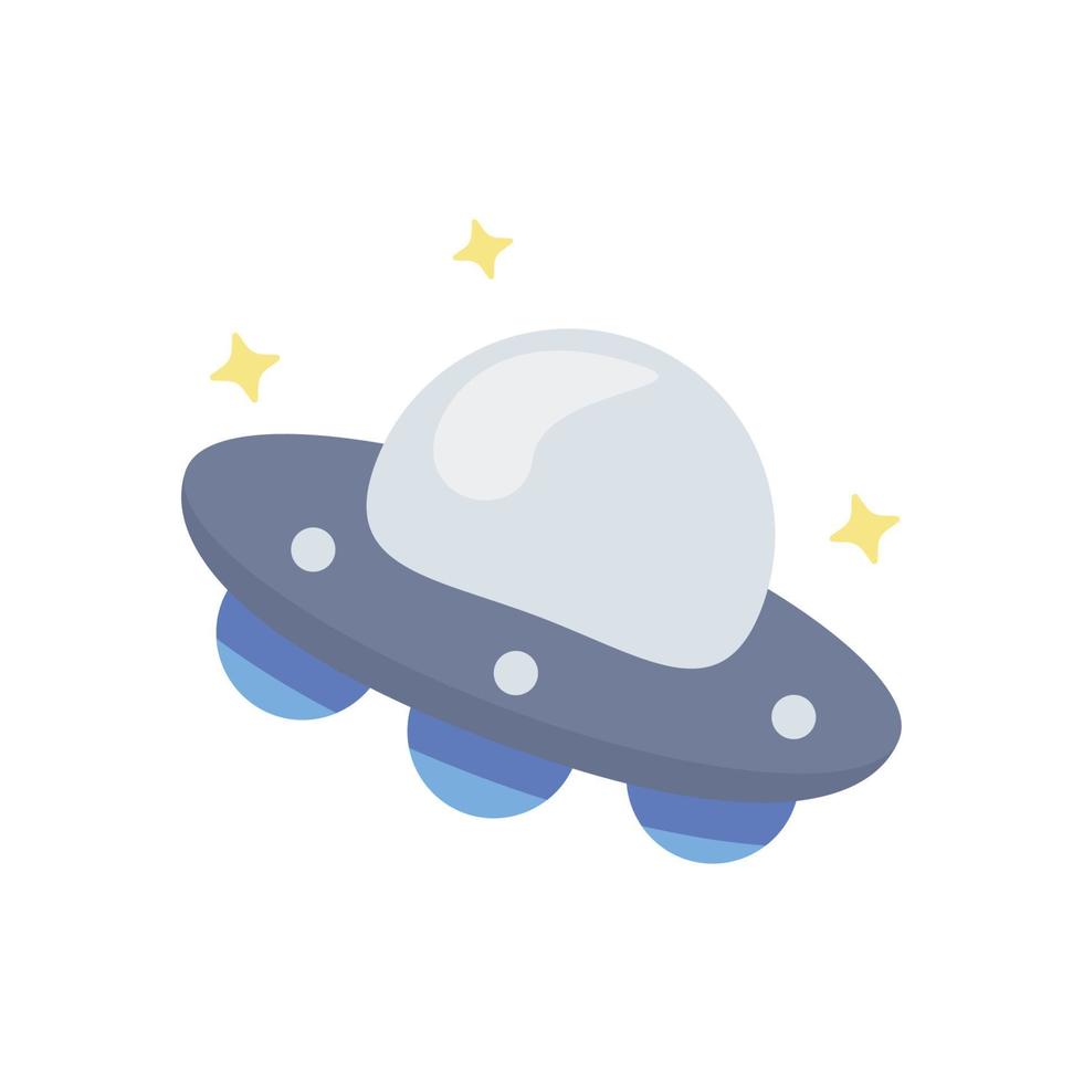 Ufo vector illustration isolated on white background