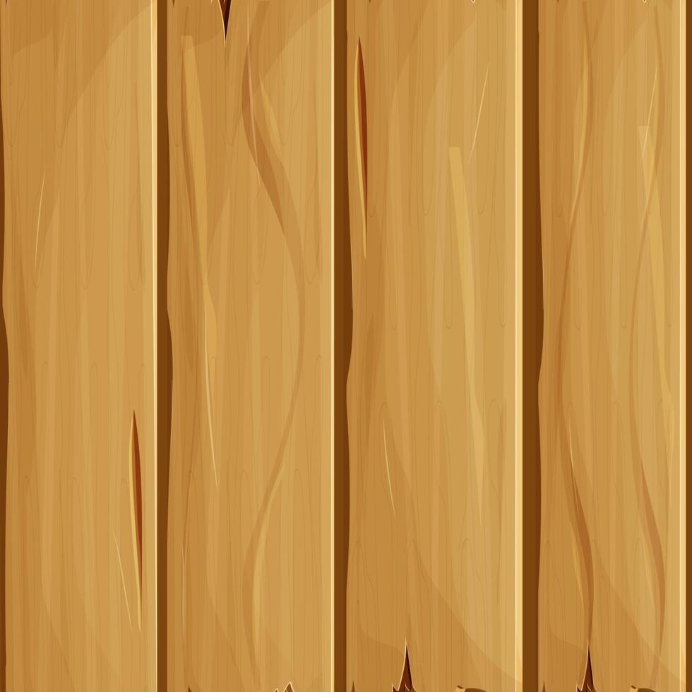 Old wooden texture, cover from planks, ui game background, seamless pattern in cartoon style isolated. Detailed, textured material. . Vector illustration