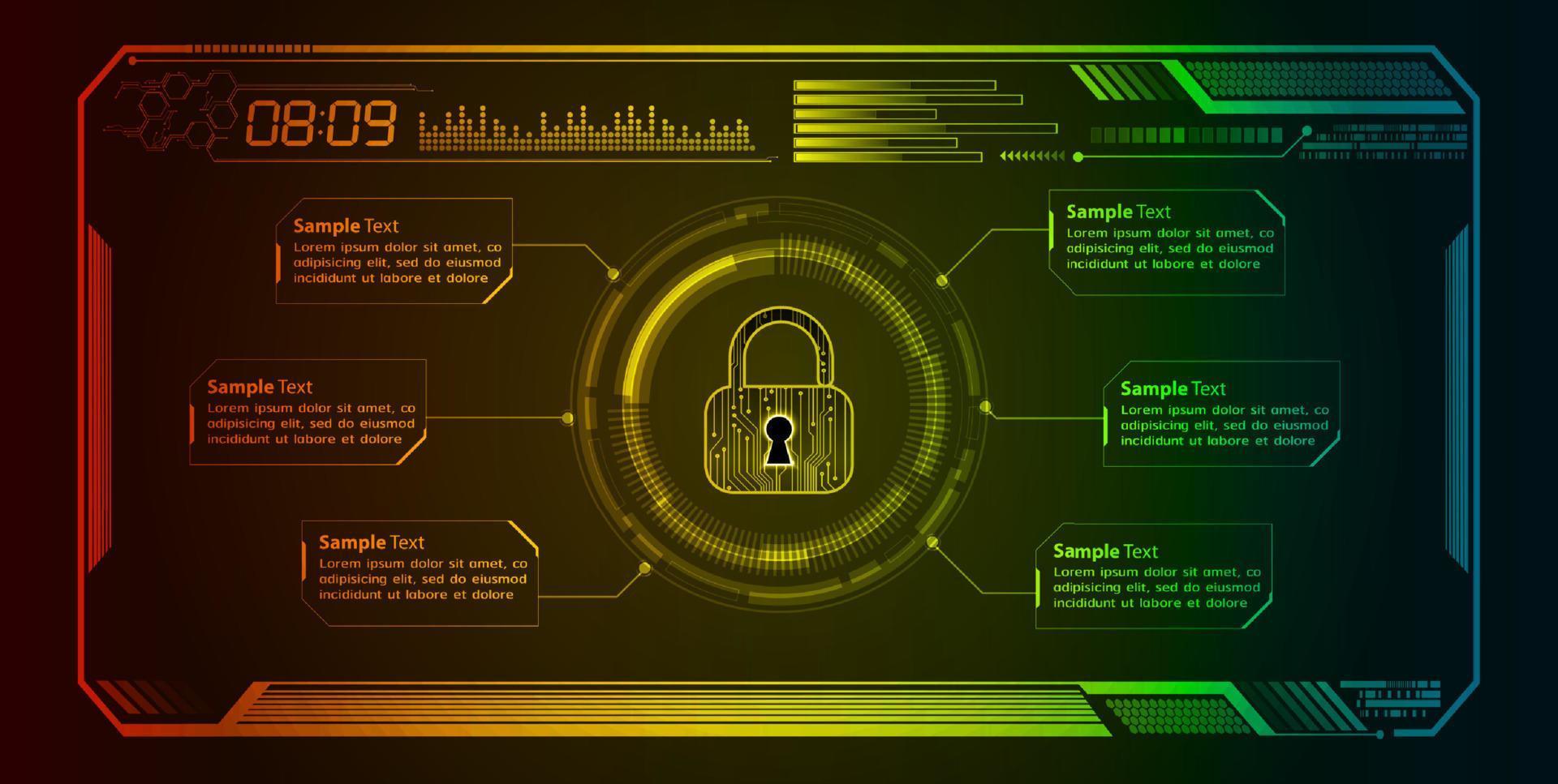 fondo de tecnología moderna vector