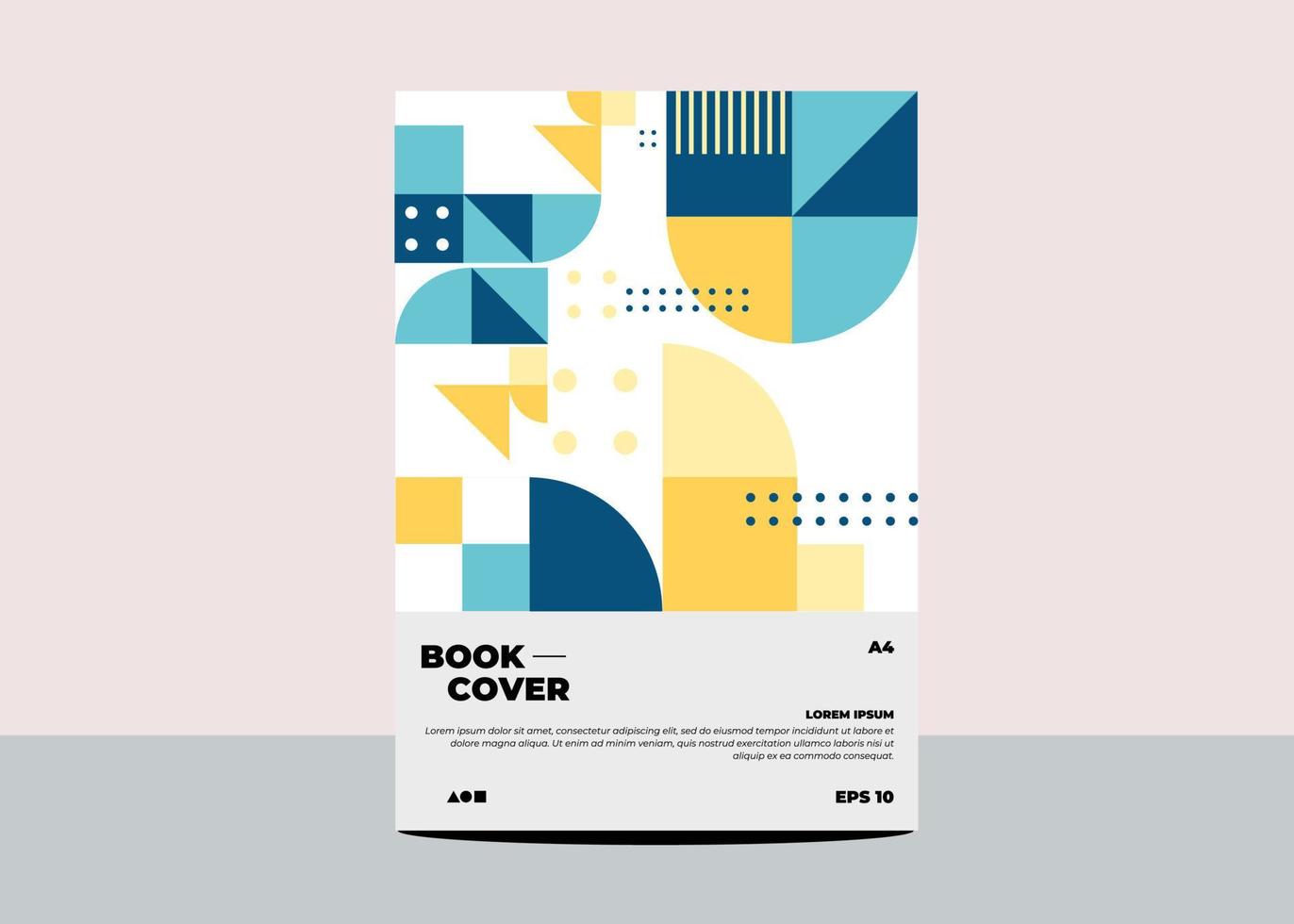 Abstract minimal geometric design background for business annual report, book cover, brochure, flyer poster, Brand book, Notebook labels. vector