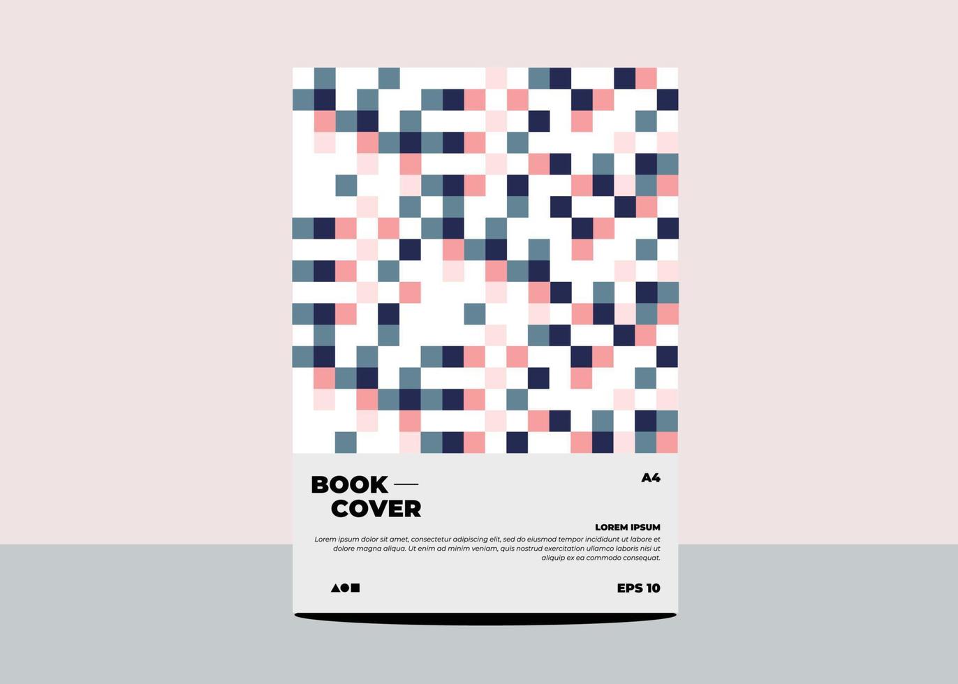 Abstract minimal geometric design background for business annual report, book cover, brochure, flyer poster, Brand book, Notebook labels. vector