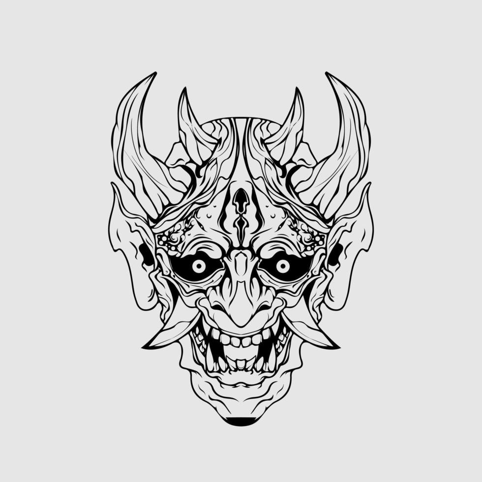 Japanese Oni Vector Art, Icons, and Graphics for Free Download