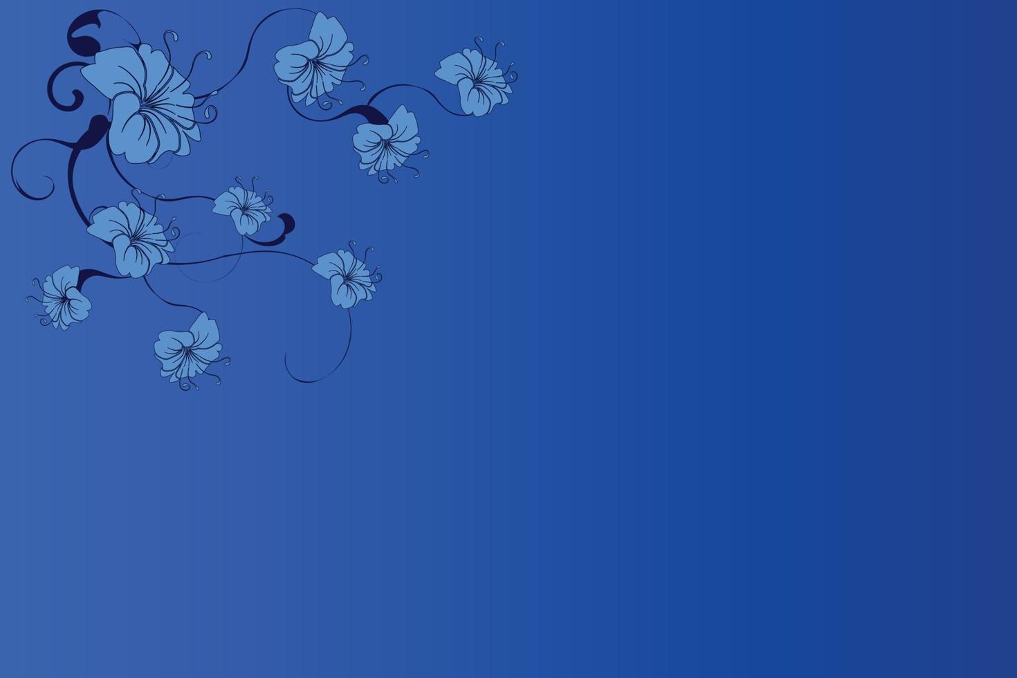 Sky Floral Background vector