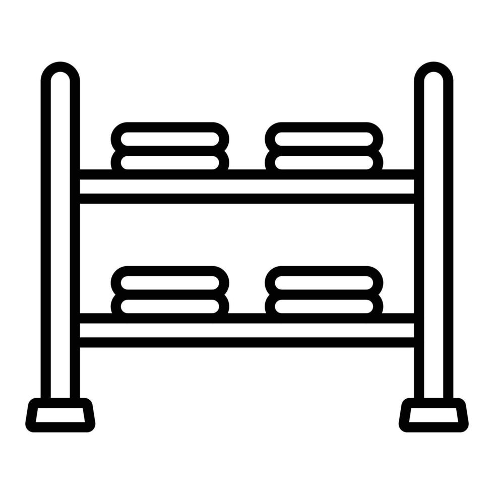 Rack Icon Style vector