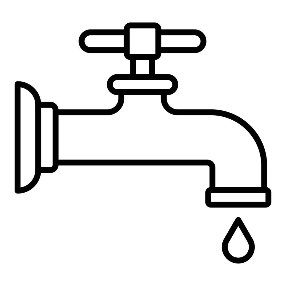 Faucet Icon Style vector