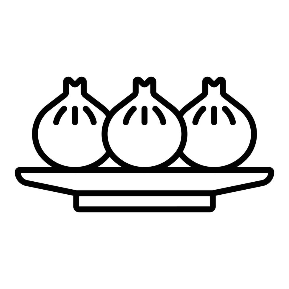 Dumplings Icon Style vector