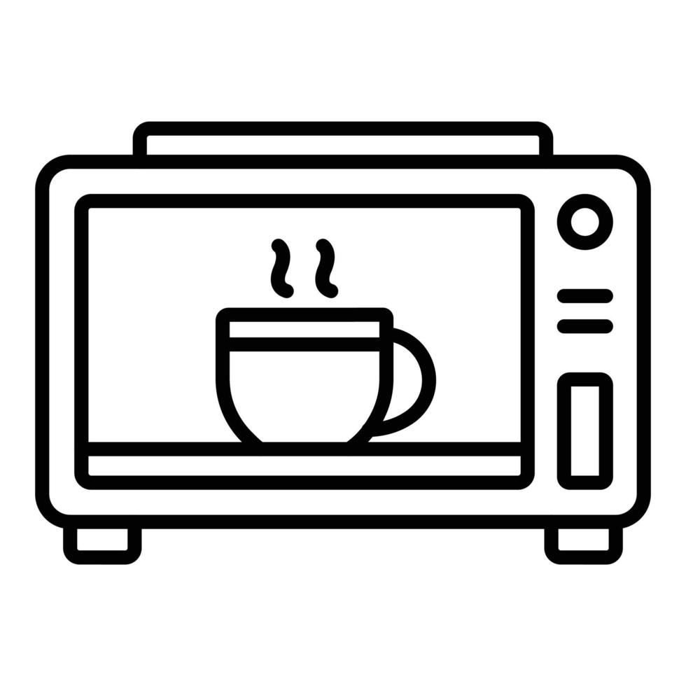 Microwave Oven Icon Style vector