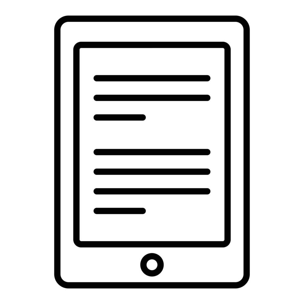 E-Book Icon Style vector