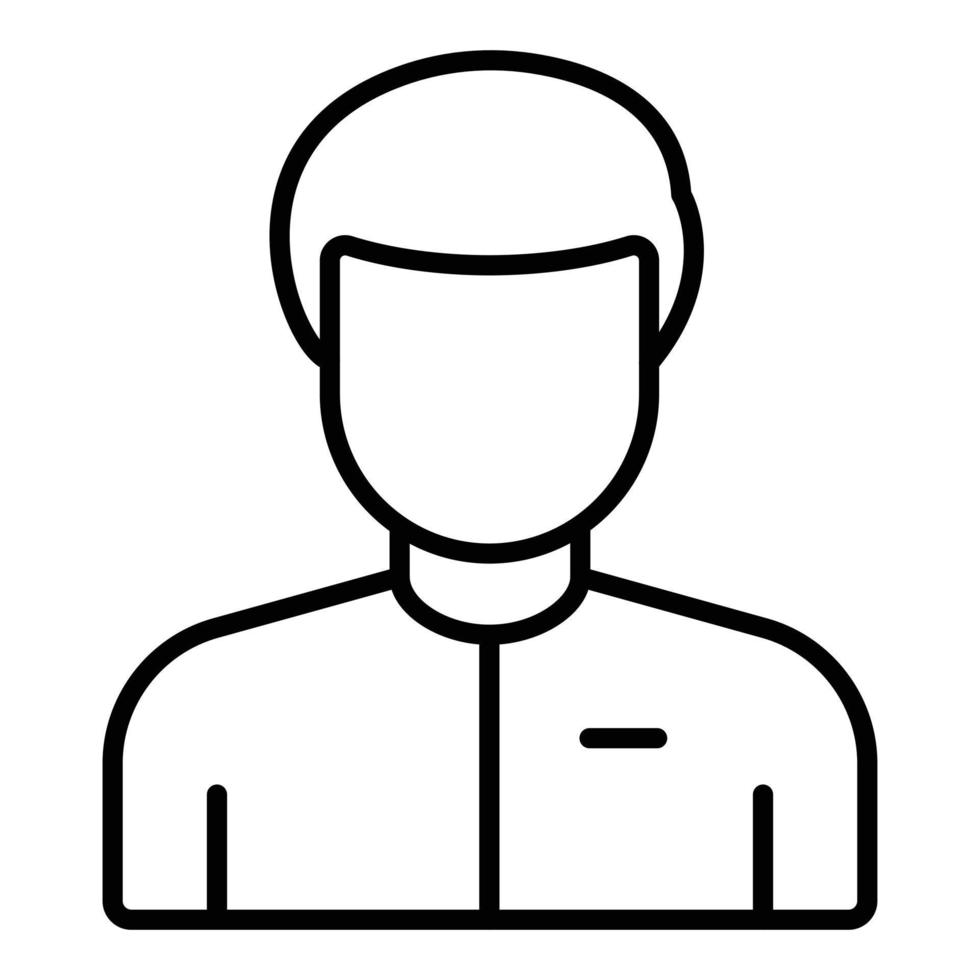 Customer Male Icon Style vector