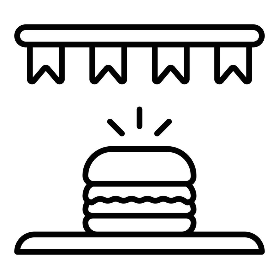 Food Festival Icon Style vector