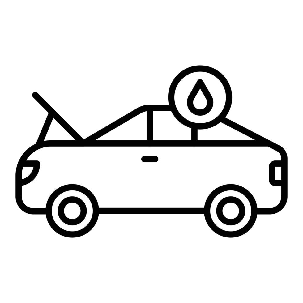 Oil Change Icon Style vector