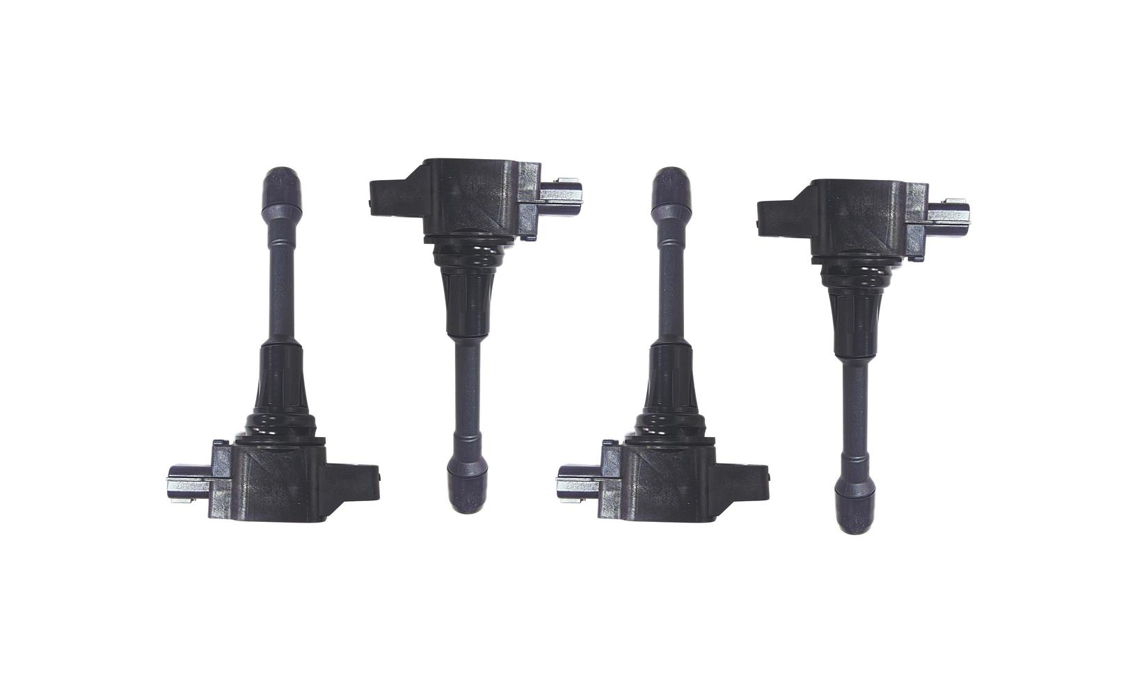 close up photo of ignition coil spare parts for gasoline-fueled cars that have implemented an electric fuel injector system