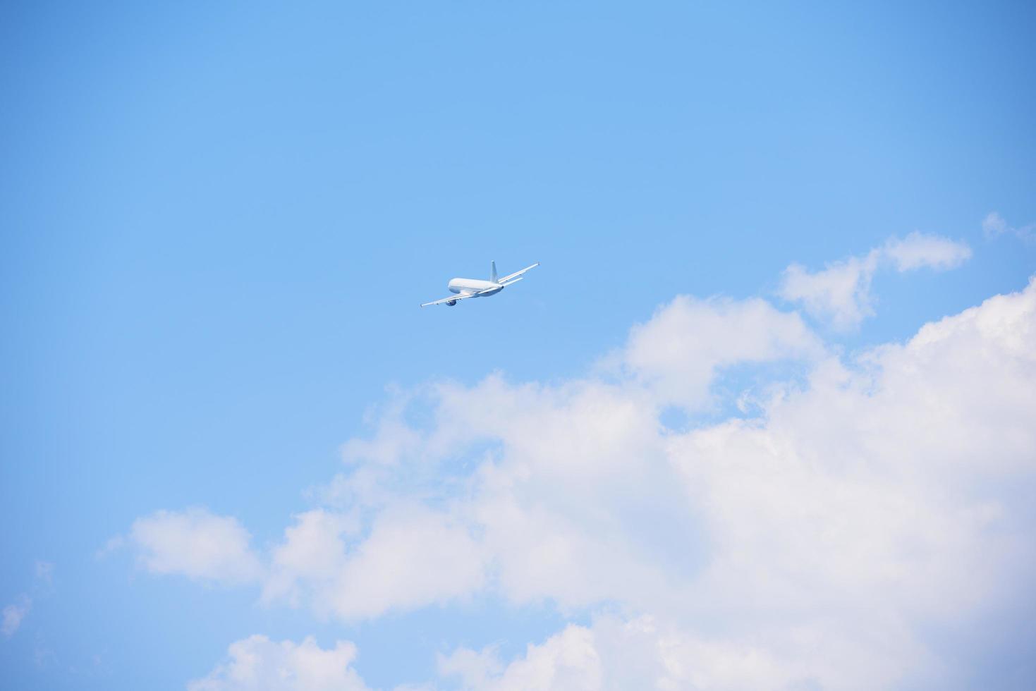 Modern airplane view photo