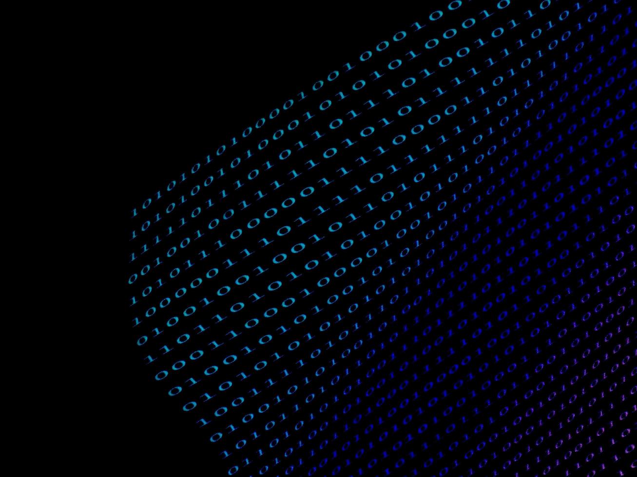 Binary numbers background photo