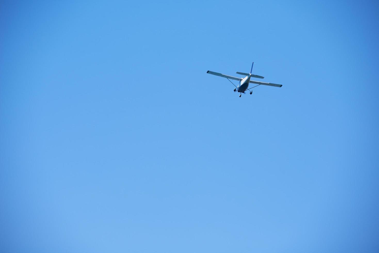 Small airplane view photo