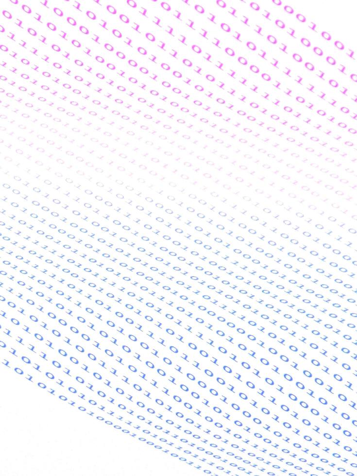 Binary numbers background photo