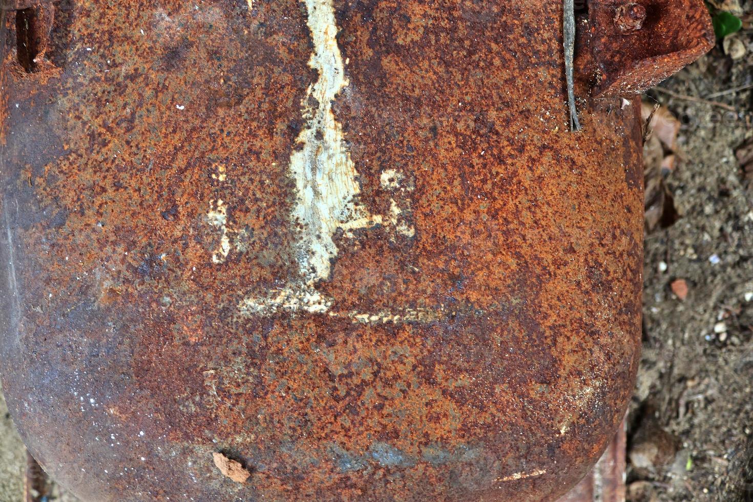 Detailed close up surface of rusty metal and steel with lots of corrosion in high resolution photo