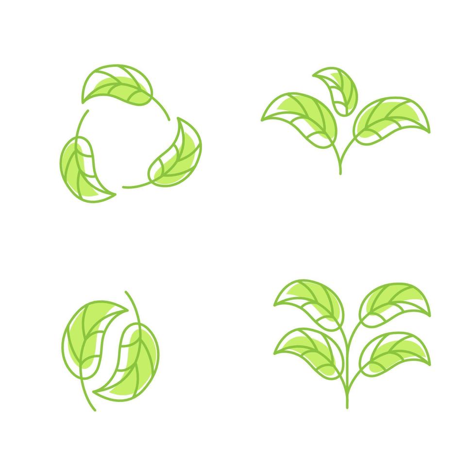 Vegan element Vector icon design illustration