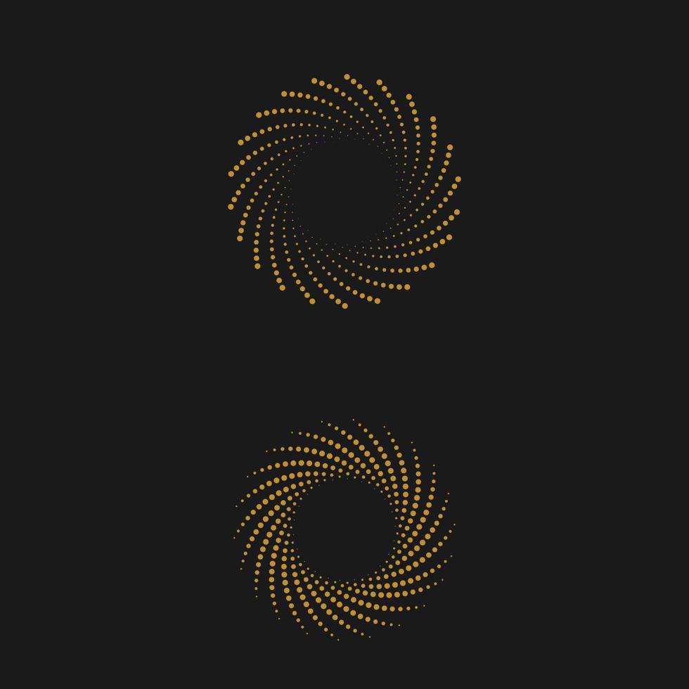 halftone circle dots vector
