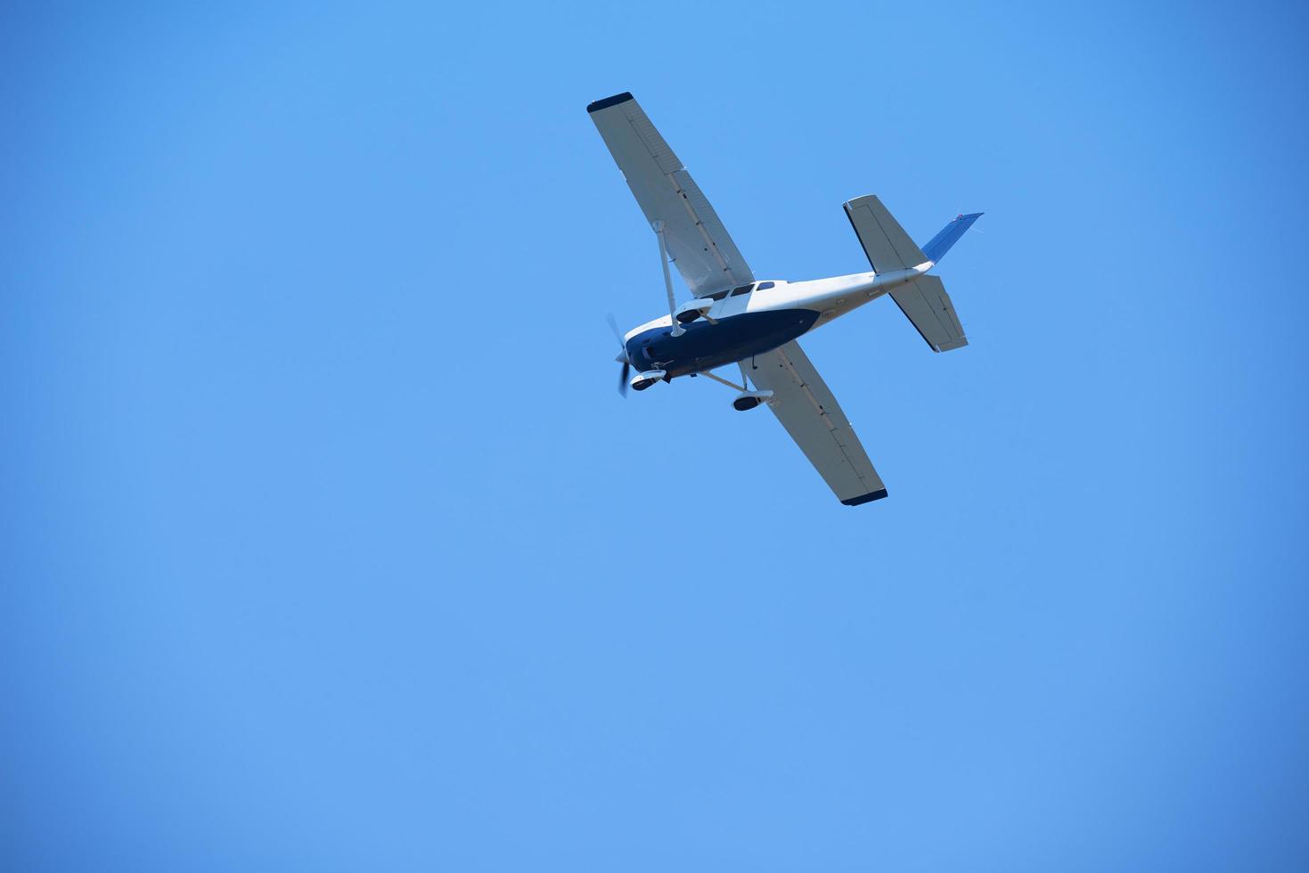 Small airplane view photo