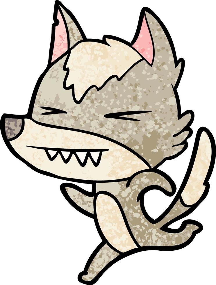 Vector fox character in cartoon style
