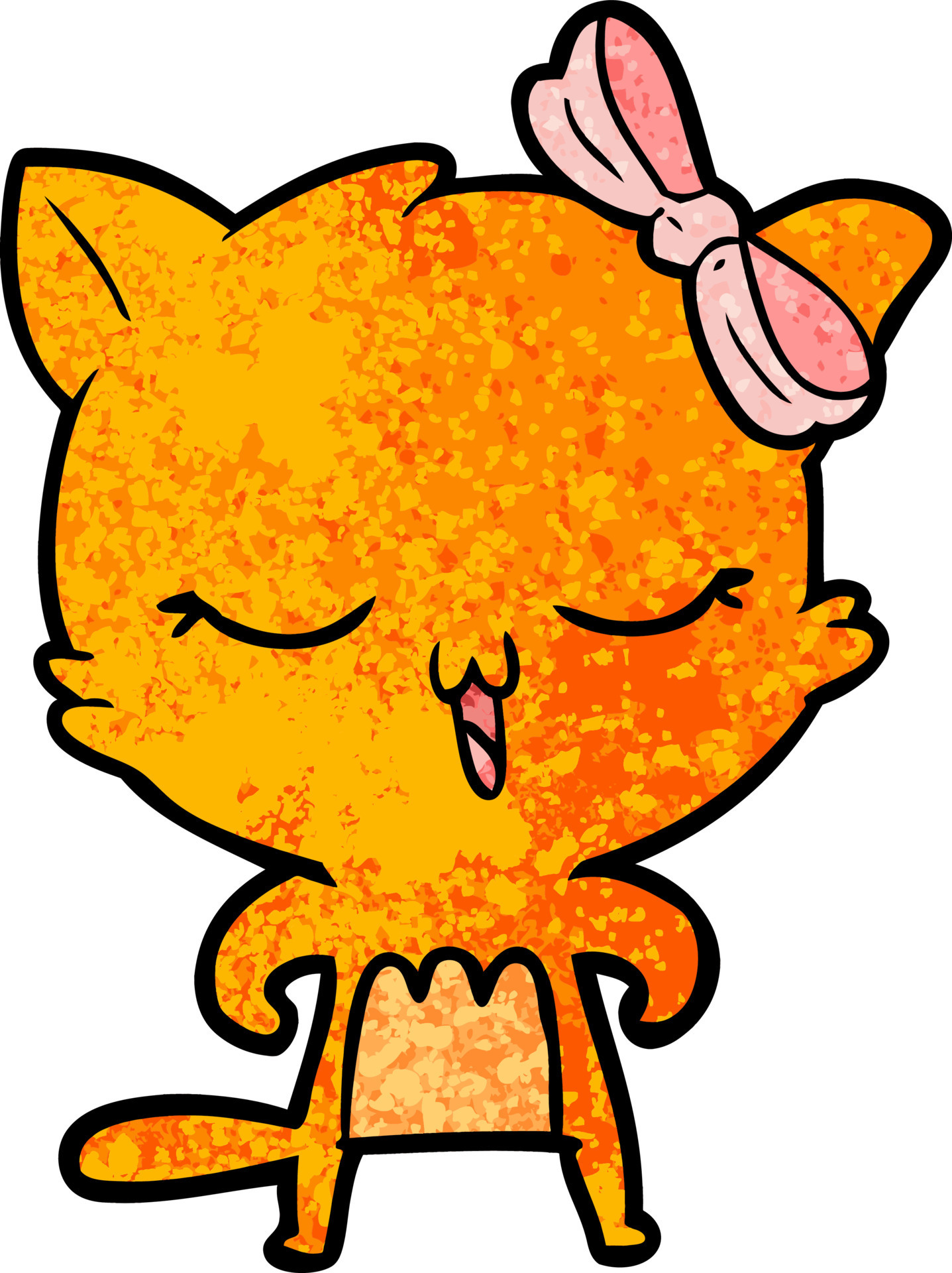 Vector cat character in cartoon style 12757001 Vector Art at Vecteezy