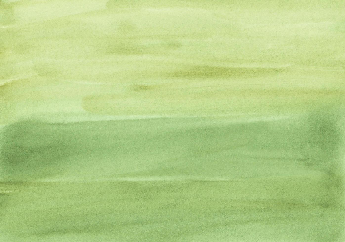 textura de fondo de color verde mostaza acuarela. telón de fondo abstracto acuarela. manchas en papel. foto