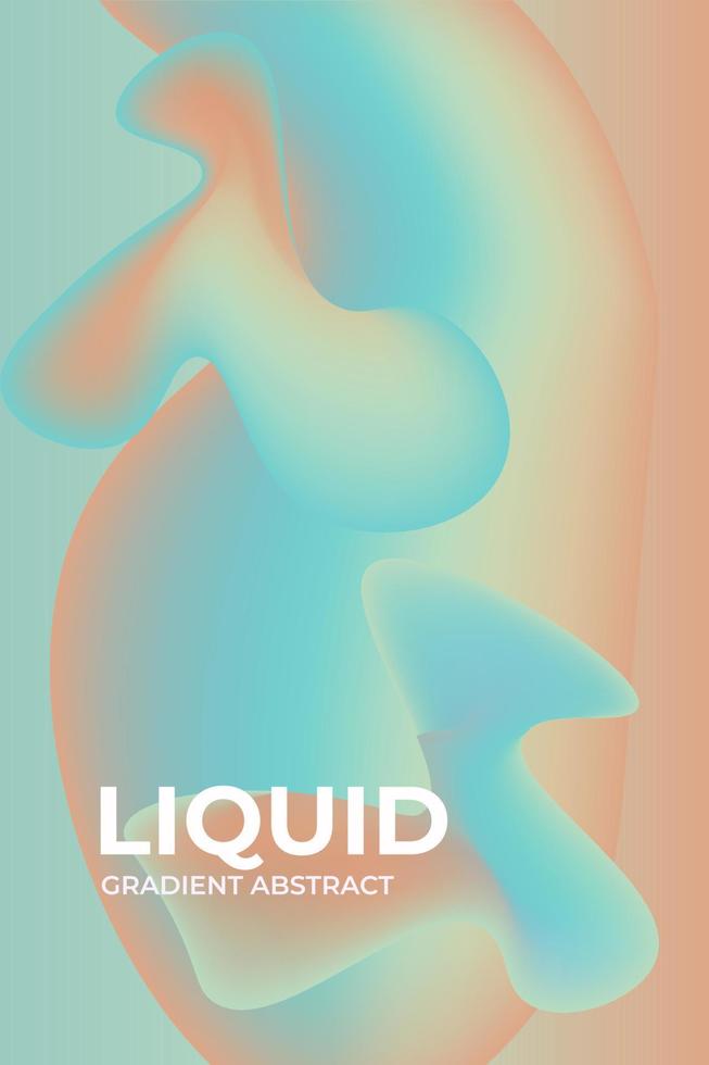 degradado fondo abstracto vertical líquido colorido creativo vector