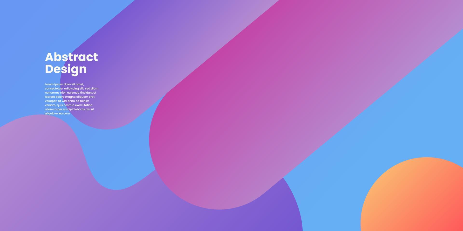 background abstract design presentation layout gradient purple blue vector
