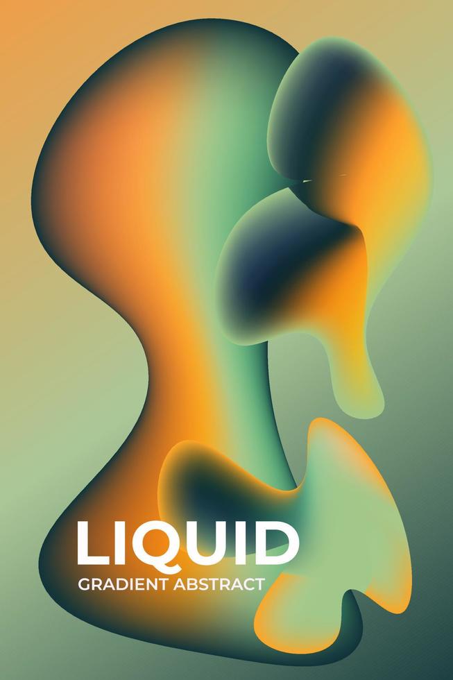 gradient background abstract vertical liquid colorful shape vector