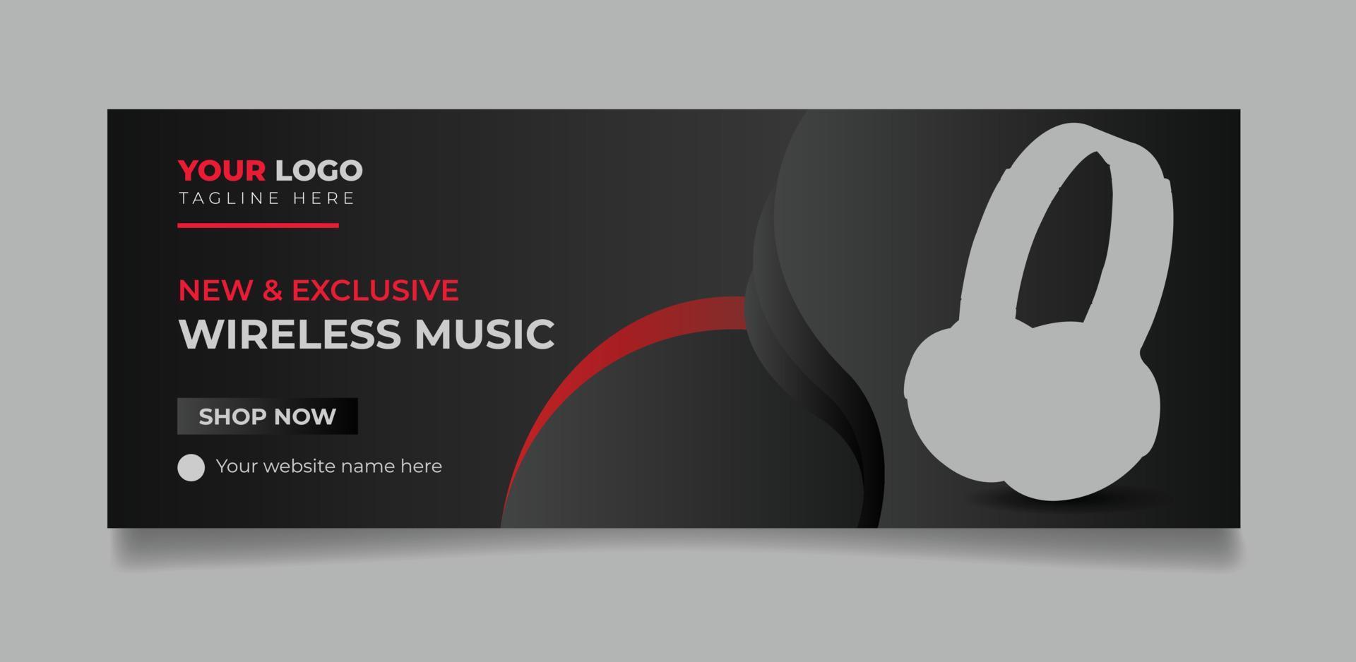 Social Media Cover And Web Banner Template vector