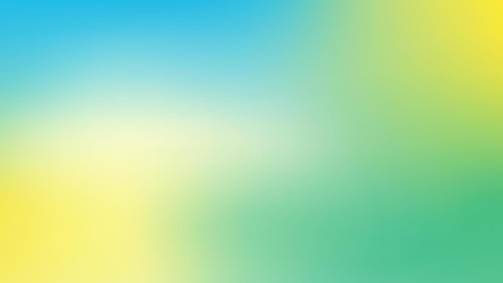 abstract smooth blur blue and green color gradient effect background vector