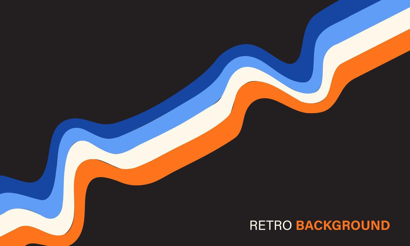 Retro abstract background vector