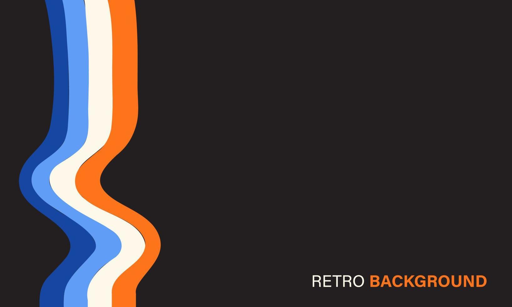 Retro abstract background vector