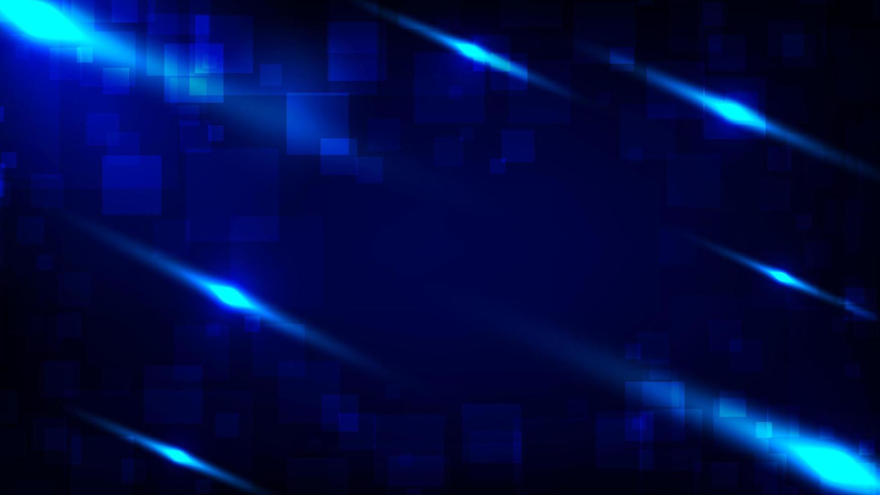 Vector blue neon light design. Futuristic technology background.