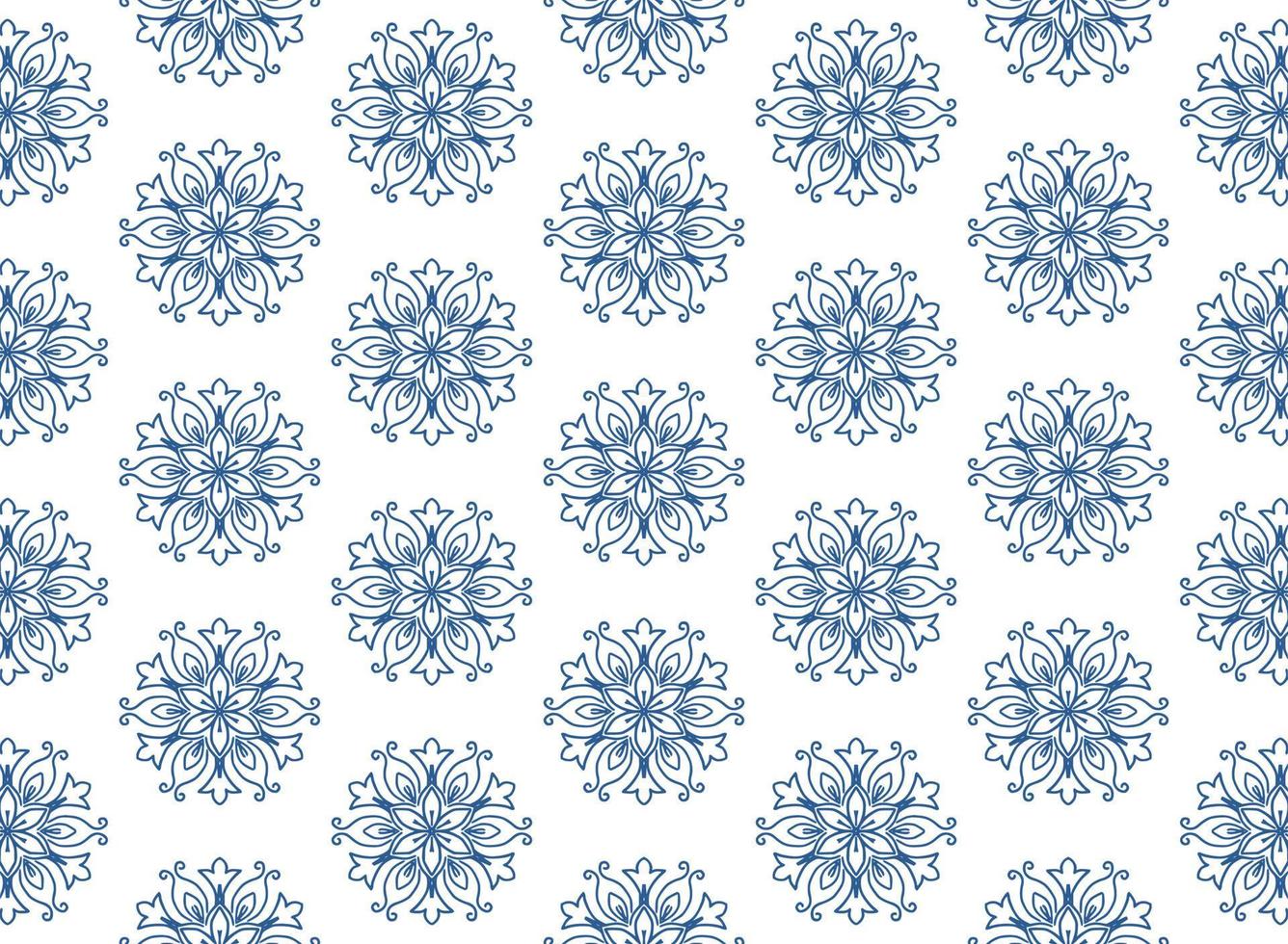 Luxury ornamental floral mandala pattern design vector