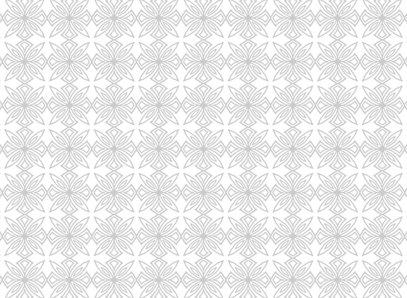Abstract gray floral pattern background vector