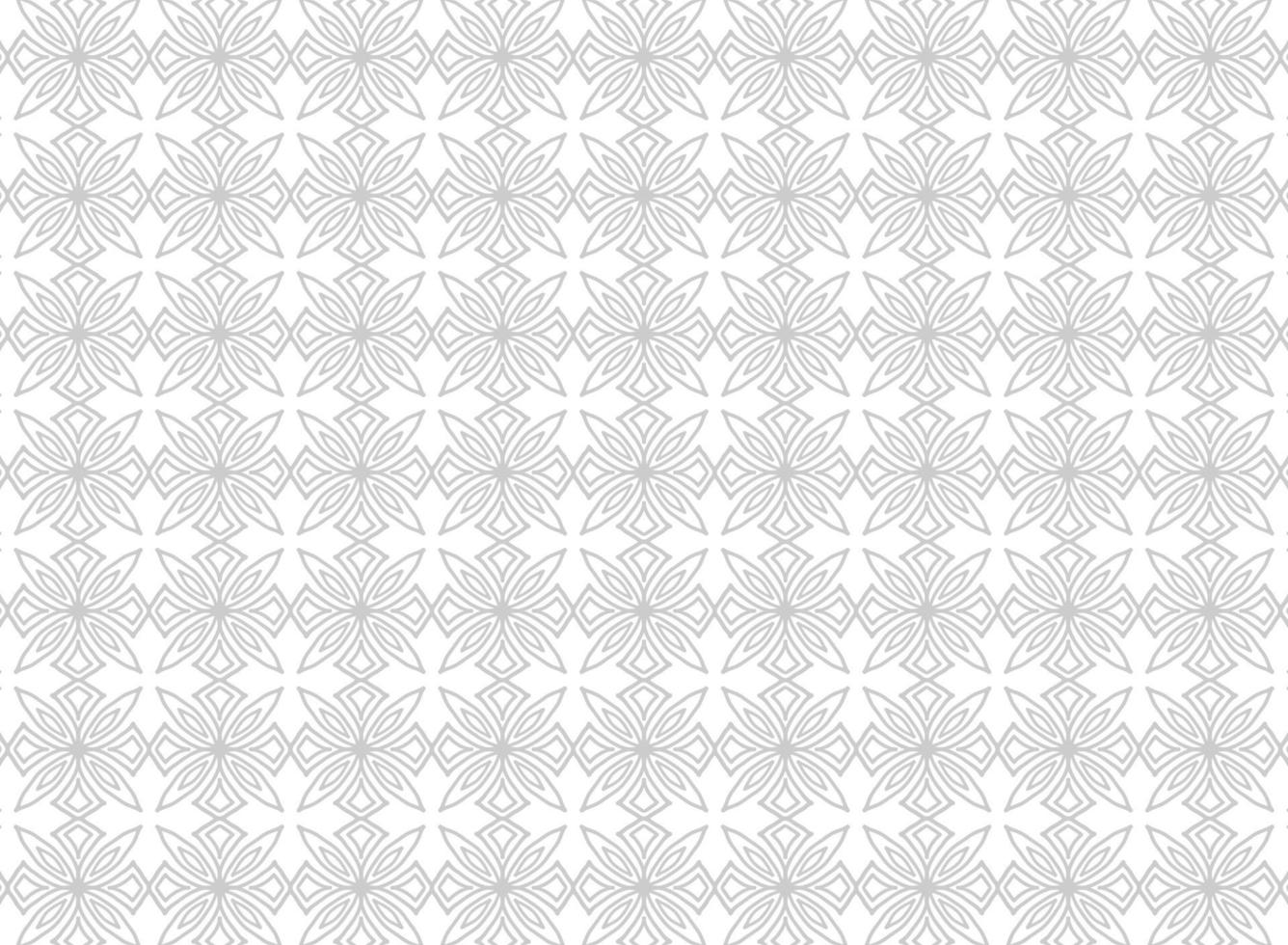 Abstract gray floral pattern background vector