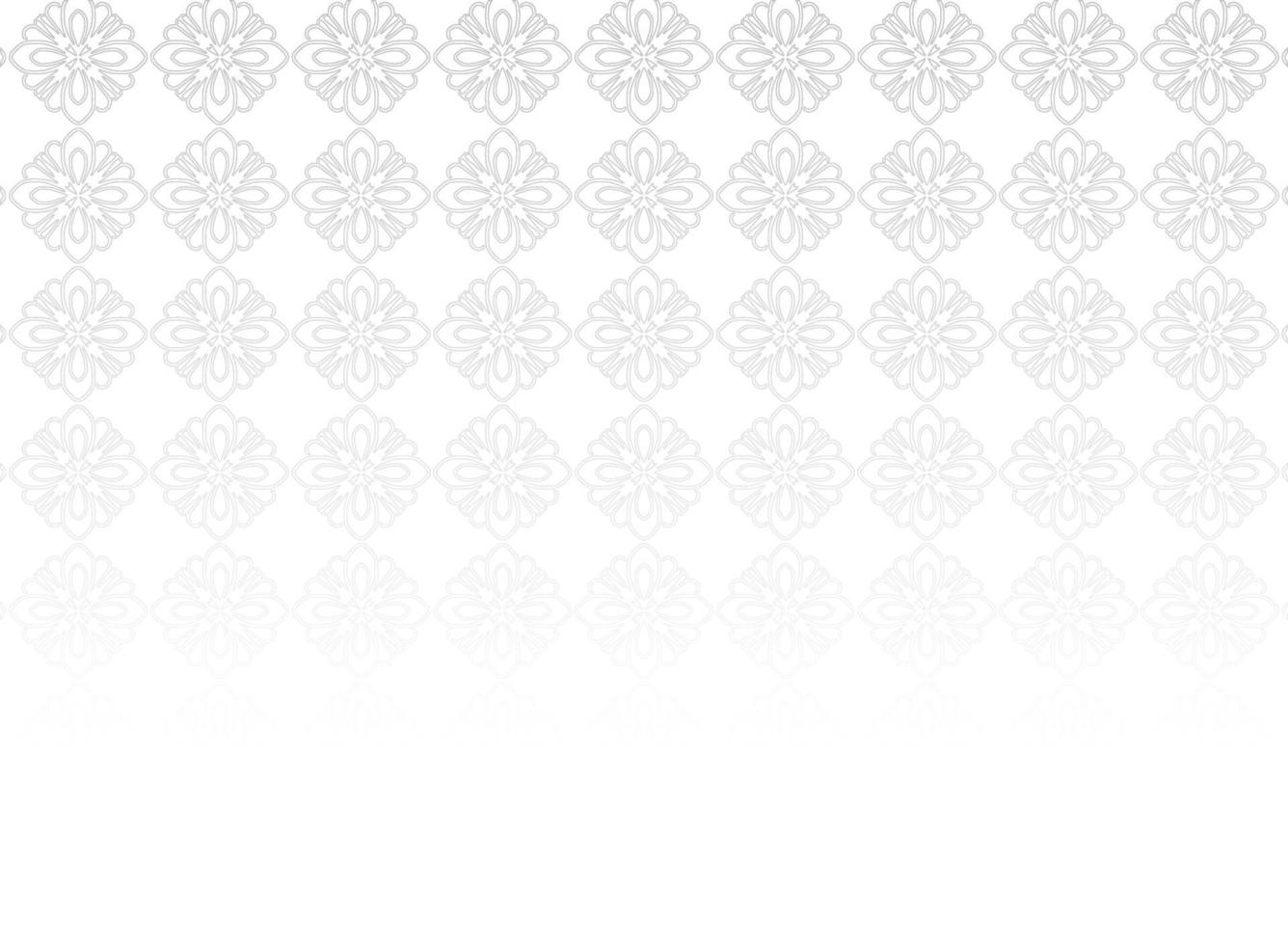 Abstract gray floral pattern background vector